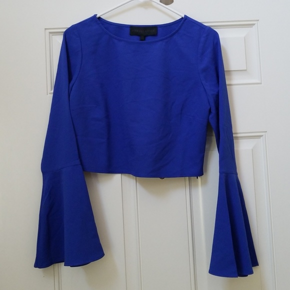 Kendall & Kylie Tops - Kendall and Kylie Bell Sleeve Crop Top